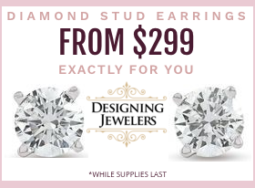 Diamond-stud-earrings